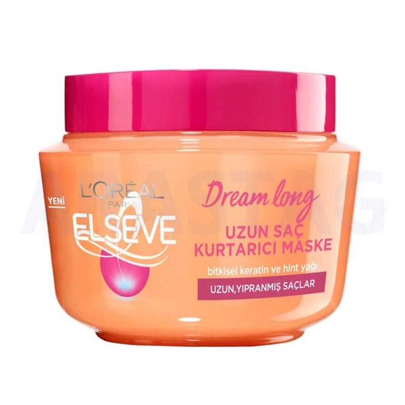 ماسک نجات بخش موهای بلند لورآل Elseve مدل Dream Long حجم 300میلی لیتر - Main Image